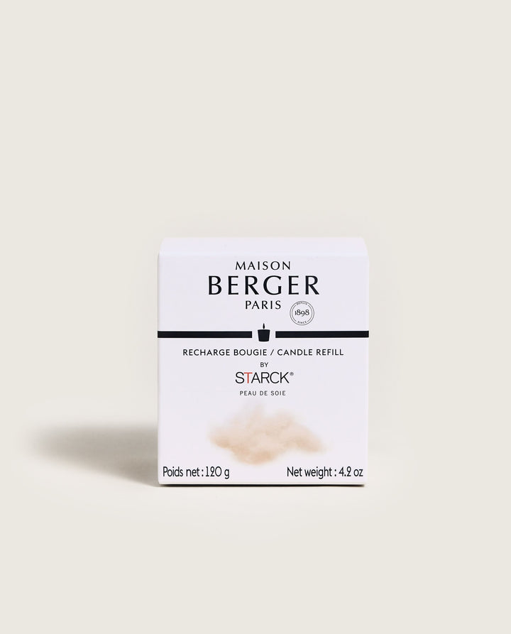 Nachfüllkerze 120 g - Peau de Soie - Maison Berger Paris by Starck