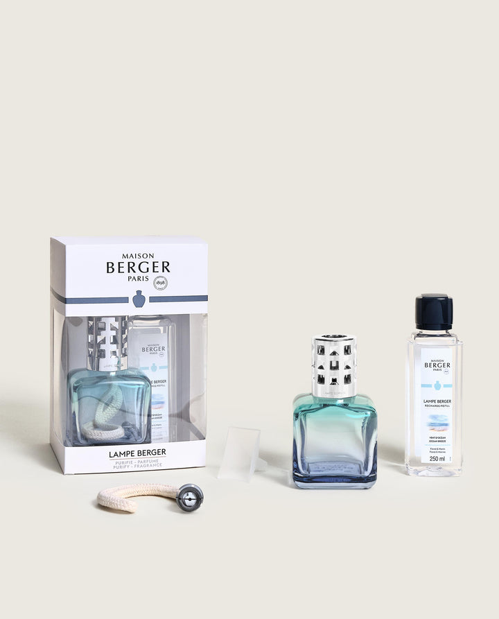 Lampe Berger ICE CUBE Türkis/Blau - Frische Ozeanbrise