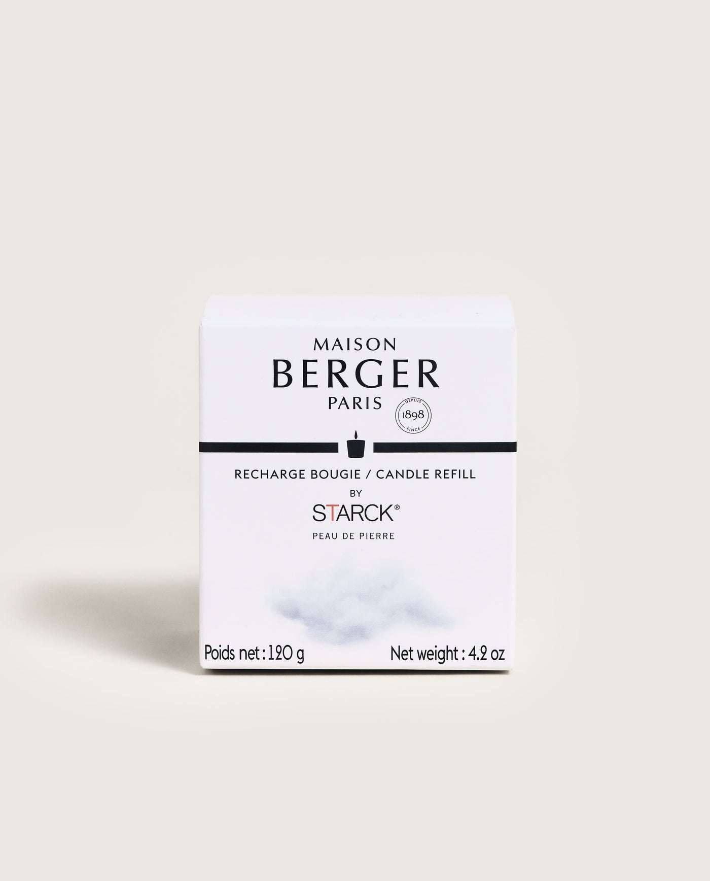 Nachfüllkerze 120 g - Peau de Pierre - Maison Berger Paris by Starck Lampe Berger - Maison Berger offizieller Onlineshop DE - AT