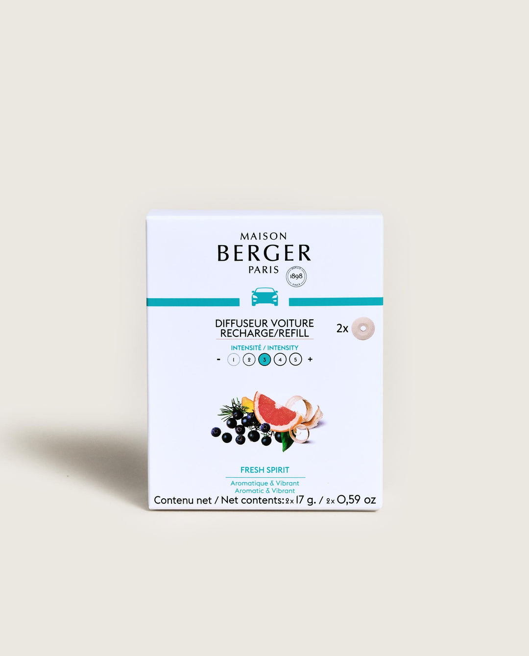 Fresh Spirit Refill Autoduft Set 2 Stck Lampe Berger - Maison Berger offizieller Onlineshop DE - AT