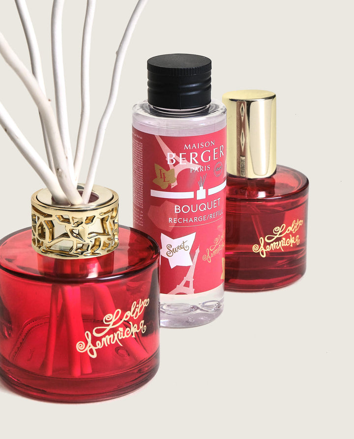 Lolita Lempicka Sweet Raumduft Set Diffuser + Raumspray - Rot