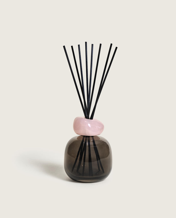 Raumduft Diffuser Mineral Schwarz/Rosa - Florale Harmonie