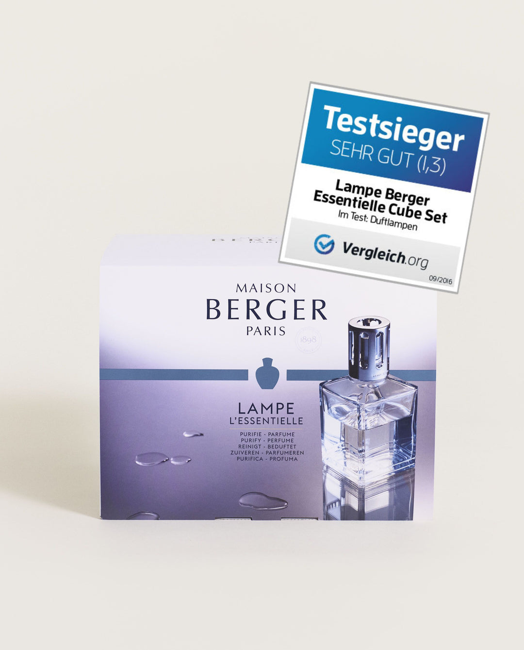 Lampe Berger Essentielle Cube - Frische Ozeanbrise & AIR PUR Neutral Lampe Berger - Maison Berger offizieller Onlineshop DE - AT