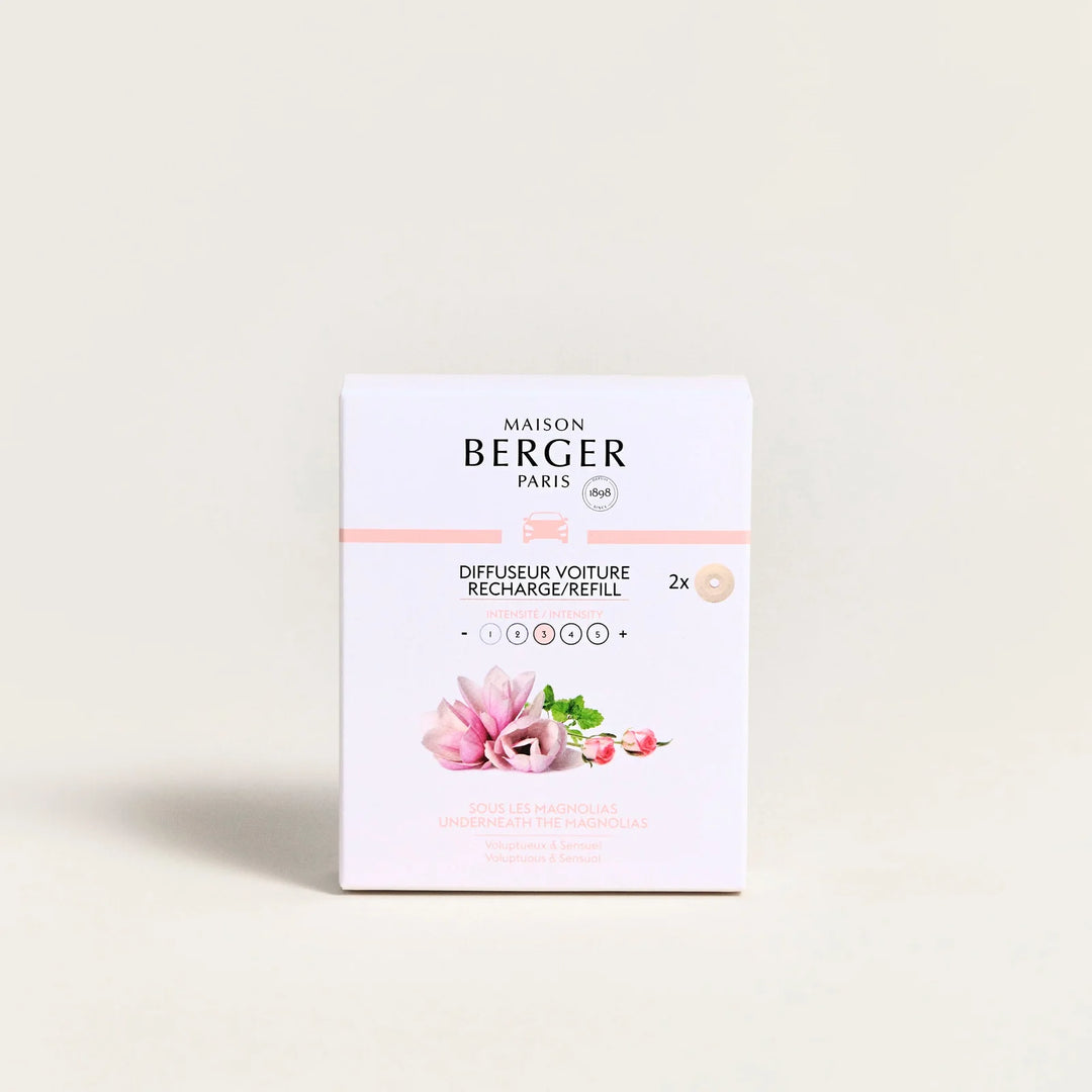 Unter den Magnolien Refill Autoduft Set 2 Stck Lampe Berger - Maison Berger offizieller Onlineshop DE - AT