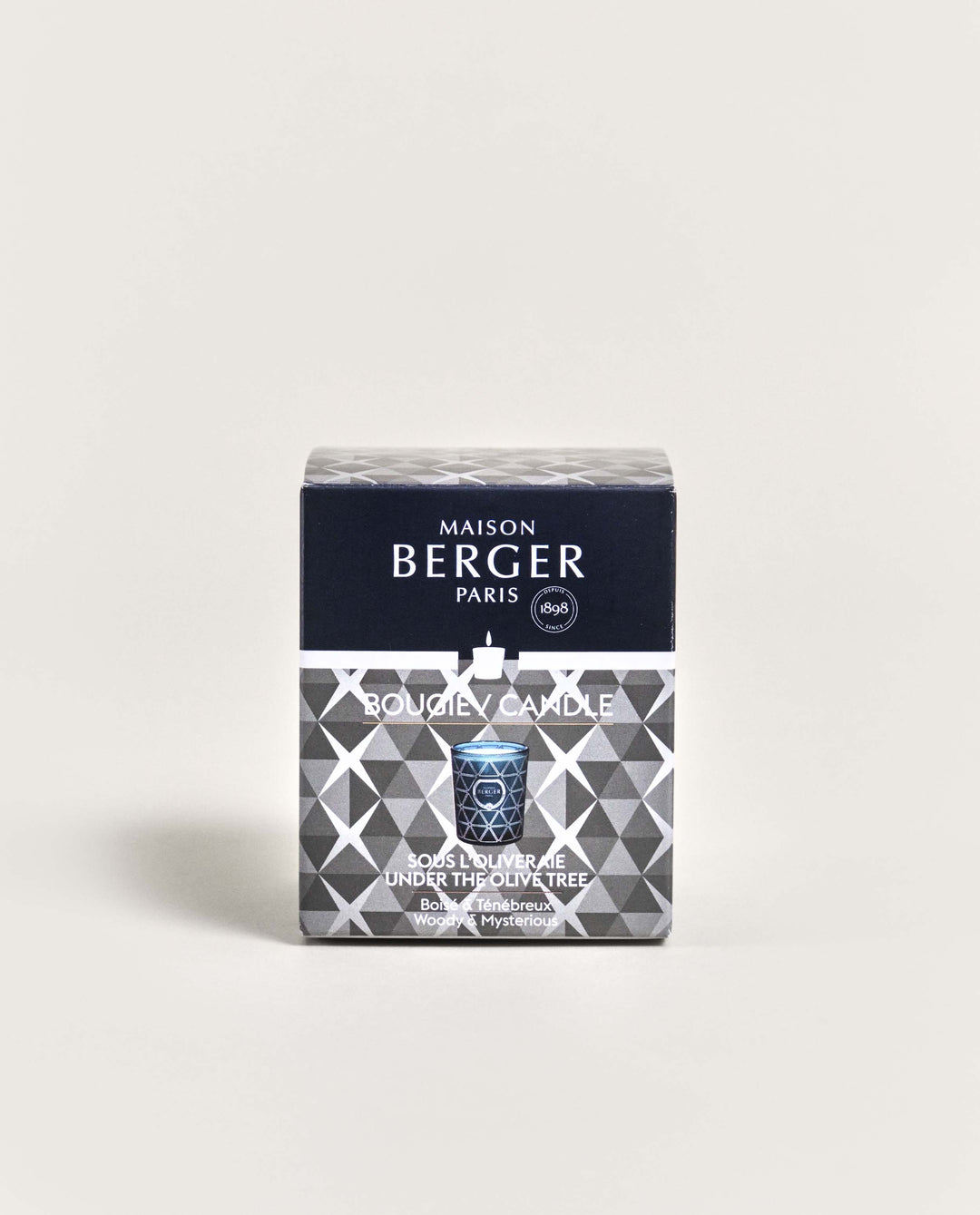 Duftkerze Geode Blau - Unter dem Olivenbaum 180 g Lampe Berger - Maison Berger offizieller Onlineshop DE - AT