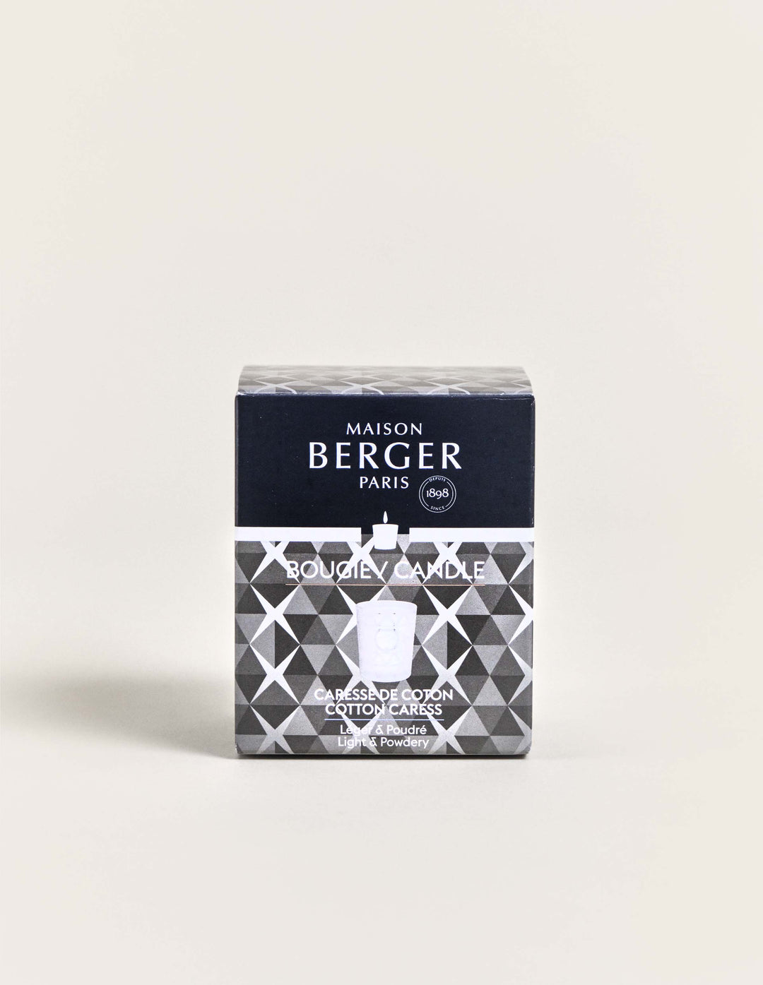 Duftkerze Geode Gefrostet - Zarte Baumwollblüte 180 g Lampe Berger - Maison Berger offizieller Onlineshop DE - AT