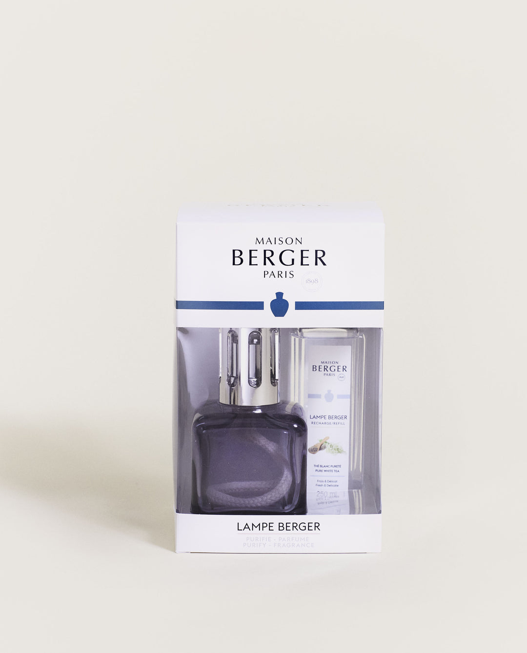 Lampe Berger ICE CUBE Grau - Aromatischer Weißer Tee Lampe Berger - Maison Berger offizieller Onlineshop DE - AT