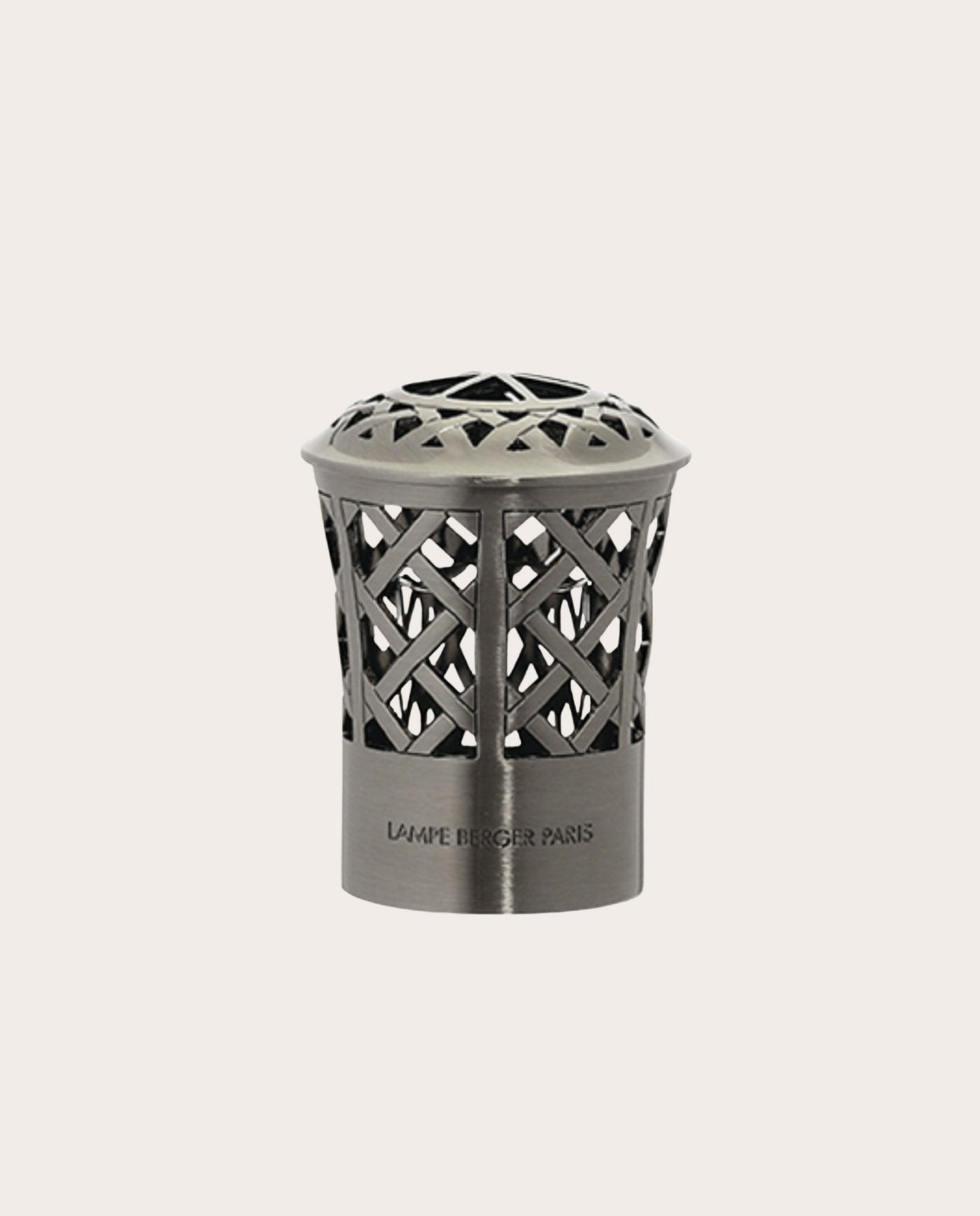 Schutzkrone Croisillons silber/grau (ohne Löschkappe) Lampe Berger - Maison Berger offizieller Onlineshop DE - AT